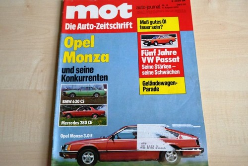 Mot 1978 range - mot, 16/1978