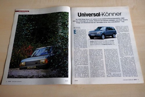 Mot 2001 range rover - 26/2001,