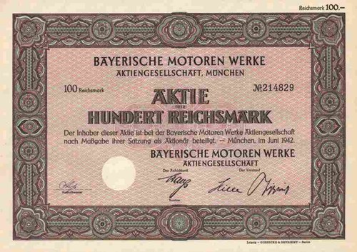 Bmw motoren werk 1942 münchen - motoren,