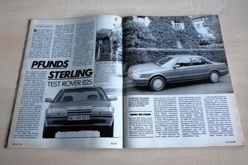 Mot 1987 rover 825 sterling - 20/1987,