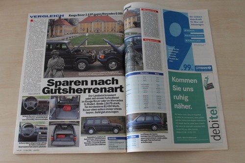 Auto bild 1995 - range, rover