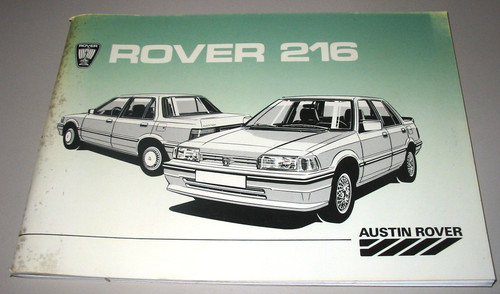 Betriebsanleitung rover 216 - betriebsanleitung,