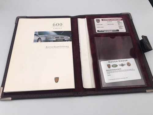 Rover 600 bedienungsanleitung - rover,