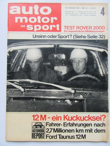 Auto motor sport - 4/1965,, test